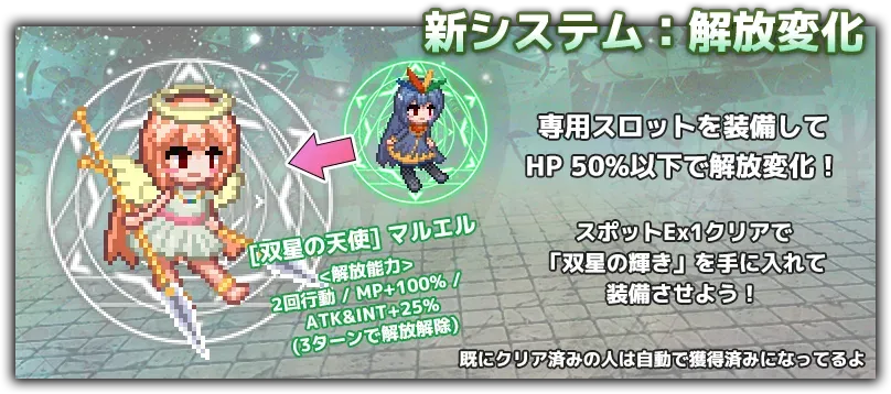 解放変化